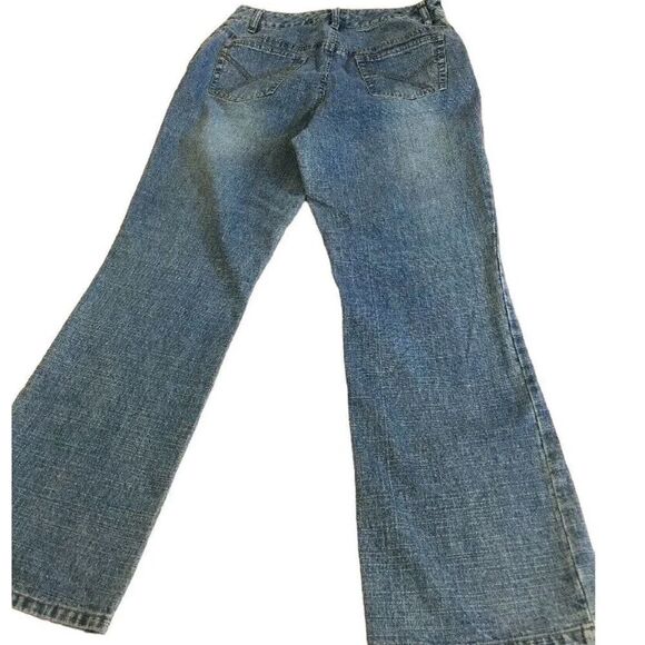 Vintage Y2K Duck Head Jeans Women 6 Blue Bootcut Minimalist Classic Streetwear - Picture 2 of 9